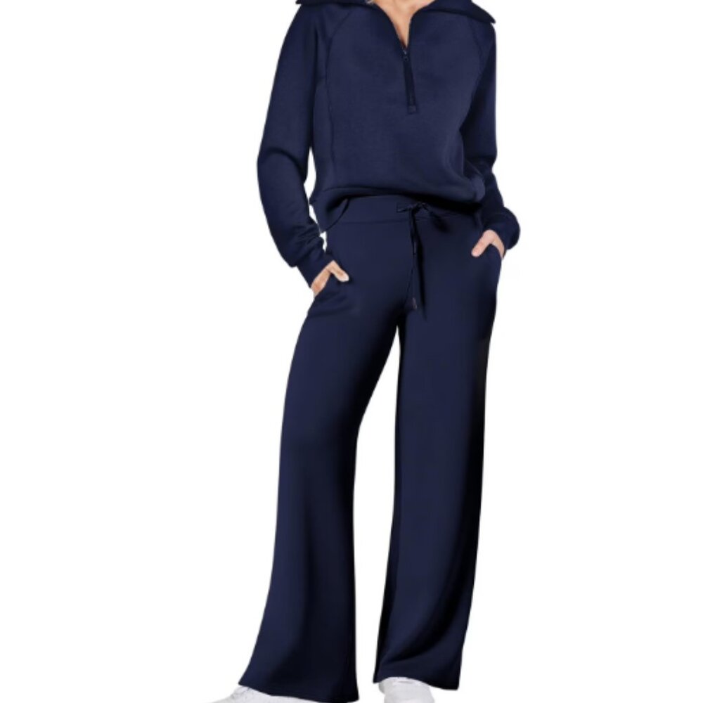 Anrabess - Womens 2 Piece outfit, size XS US womens, color blue.